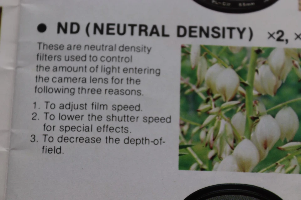 NEW Vtg HOYA 46mm NDx2 FILTER, Japan, 46mm Neutral Density ND2x - ND0.3 Filter - Image 4 of 4