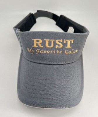 Rust My Favorite Color Visor Ball Cap Hat Adjustable