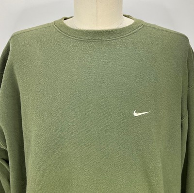 nike retro crew sweatshirt green