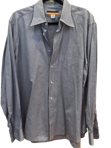 David Taylor Dress Shirt Mens Xl Long Sleeve Wrinkle Free Button Up gray |  eBay