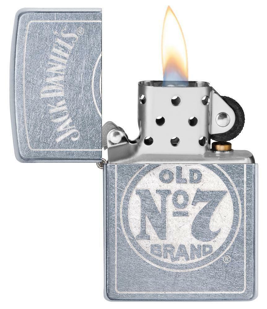 Zippo Windproof Engraved Jack Daniel's Lighter, Old No. 7, 29757