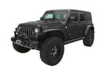 Bushwacker Flat Style Fender Flares fits 18+ Wrangler JL Unlimited 10923-07