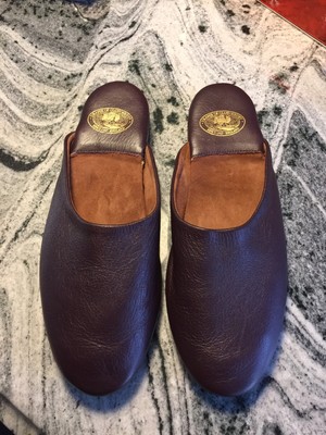 draper leather slippers