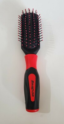 Snap On Tools HEAVY DUTY HAIR BRUSH hard handle inspired red/black NEW!!!!!