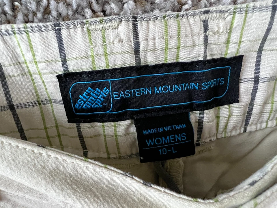 Pantalones deportivos Eastern Mountain para mujer talla L tostados de pierna recta con bolsillo de carga Foto 2 de 4