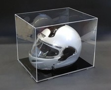 Teca - vetrinetta per casco auto / moto in plexiglass. Cm. 40 x 30 x H. 30