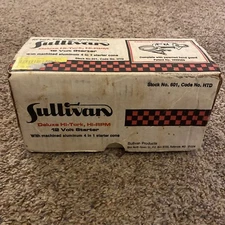 Sullivan #601 12 Volt deluxe Hi-Tork Hi-RPM Electric R/C Starter Open Box Works!