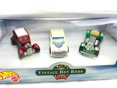 その他 Hot Wheels Vintage Hot Rods 3cars set 2000 Hot Wheels Vintage Hot Rod Set 3 Car Limited Edition