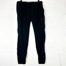 James Perse Gabardine Pull On Pant Size 2 Medium Black Lyocell Supersoft