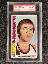 1976 Topps Basketball #42 Dave Twardzik PSA 8