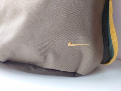 Nike Vintage 90's Y2K Sling Bag Khaki / Yellow Cross Body Nike Vintage 90's Y2K Sling Bag Khaki / Yellow Cross Body