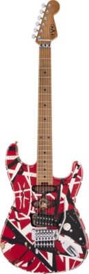EVH Striped Series Frankie, Red/White/Black | eBay