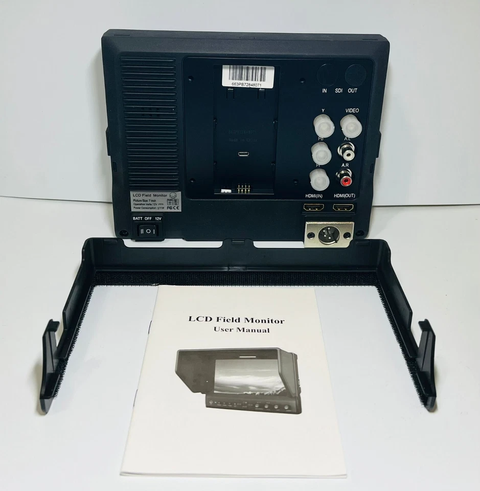 Lilliput 663/O/P 7" On Camera Field Monitor plus Accessories - Image 3 of 4