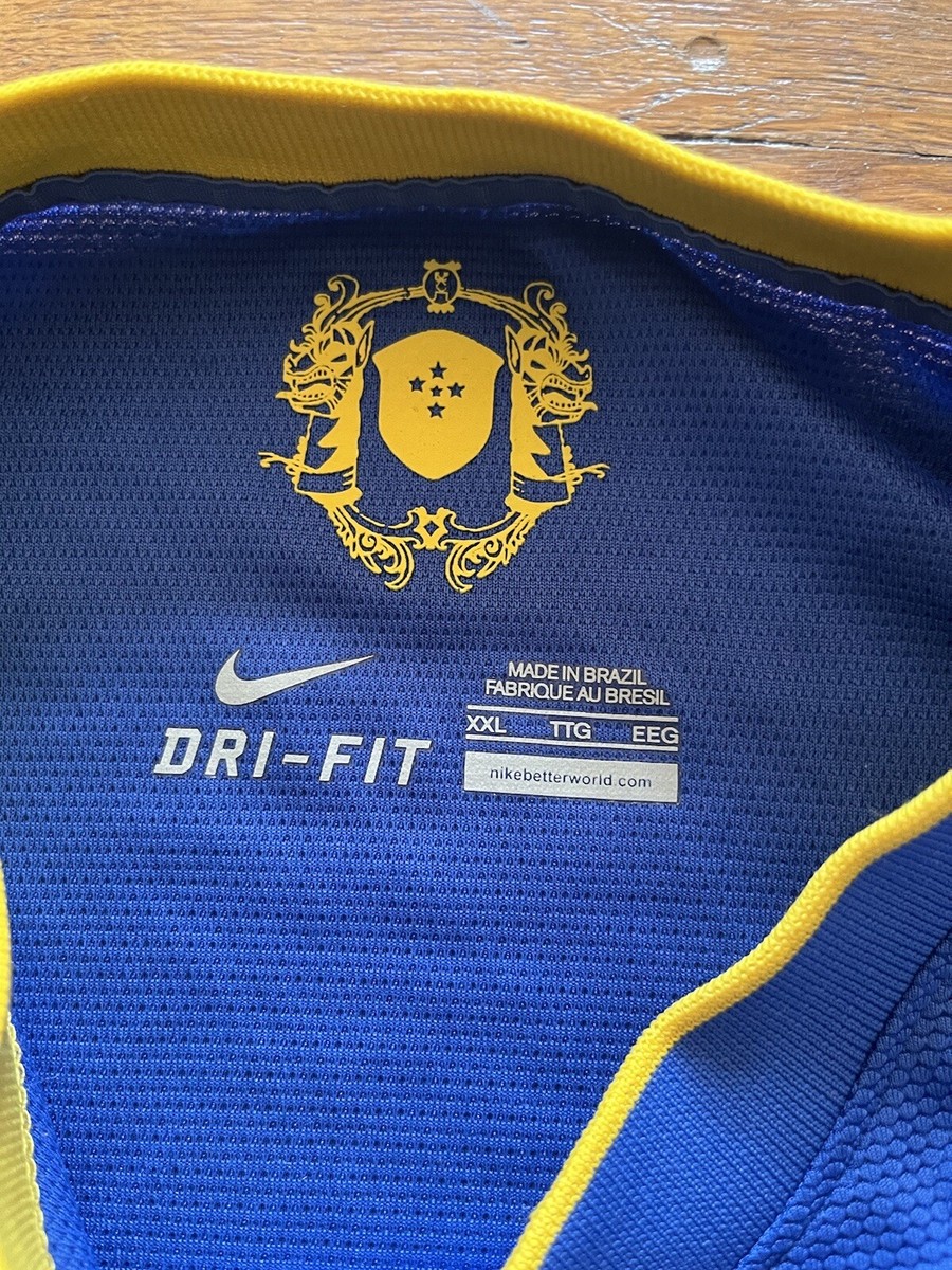 Nike Brazil 2012-13 Soccer Jersey World Cup Futbol Kit XXL