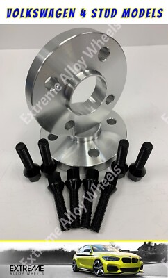 Alufelgen Distanzscheiben passend für Volkswagen Caddy Golf Jetta Lupo Polo Up 4x100 20mm 57