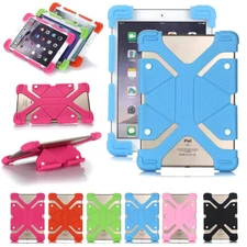 For 10"-10.1" inch Tablet Universal Case Adjustable Shockproof Silicone Cover LA