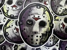 High Quality Die Cut Vinyl Decal Jason Voorheese Friday The 13th Sticker