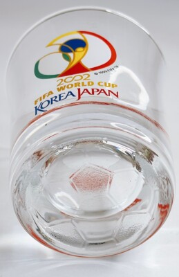 Coca-Cola 2002 FIFA Korea Japan World Cup Glass Limited Rare