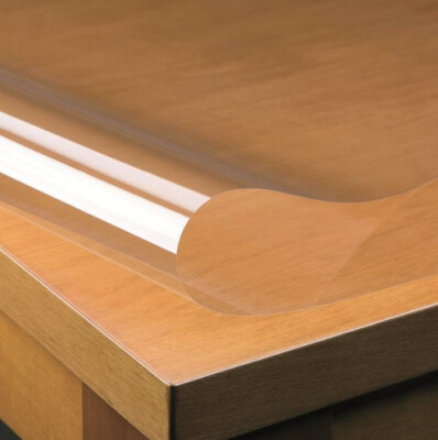 PVC Tischdecke Klarsicht ca. 0,25 mm transparent · Eckig · Länge&Breite wählbar