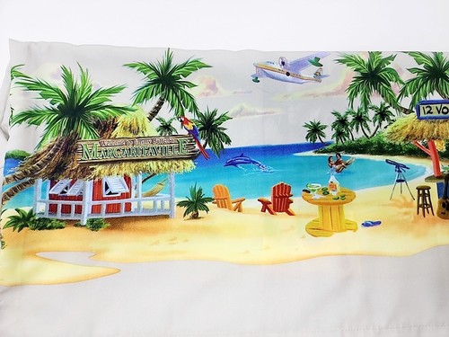 Camisa De Colección Original Jimmy Buffet's Mararitaville Informal Abotonada Para Hombre MEDIANA - Imagen 7 de 11