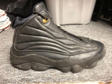 jordan pro strong black and gold