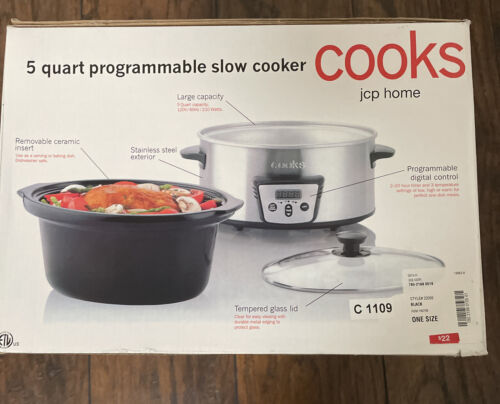 5-quart-programmable-slow-cooker-cooks-ebay