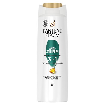 1x Pantene Pro-V Anti-Schuppen 3-In-1 Shampoo Pro-V Formel 400ml