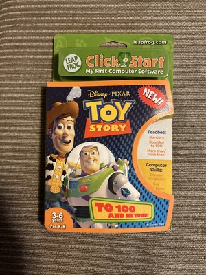 New Leap Frog Click Start My First Computer Software Disney Toy Story  NEW 