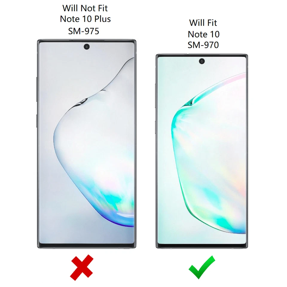 For Samsung Note 10 Shockproof Heavy Duty Bumper Case CLEAR/PINK - Imagem 2 de 2