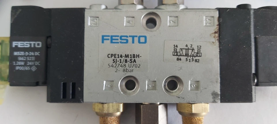 Lote de 5 Electroválvula FESTO CPE14-M1BH-5J-1/8-SA ¡ENVÍO UPS! ¡Haz ofertas! Foto 3 de 3