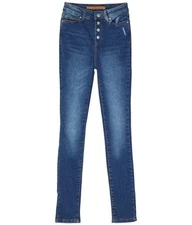 Joe's Jeans Girl's the Charlie Skinny Jeans Blue Steel SZ 12 Big Kid