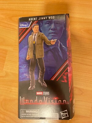 Hasbro Marvel Legends Serie Wanda Vision Action-Figur Agent Jimmy Woo ohne BAF