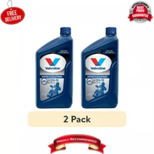 Valvoline 4-Stroke Motorcycle 20W-50 Conventional Motor Oil 1 QT (2 PACK)