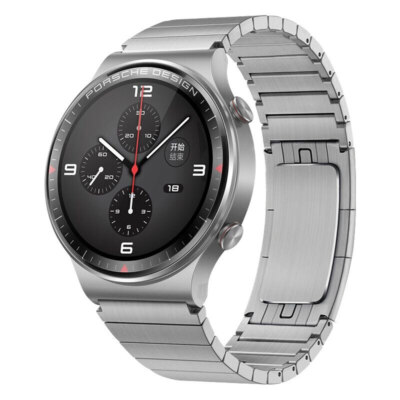 Premium Stainless Steel Strap for Huawei Watch GT 2/GT 3 Butterfly Buckle Band