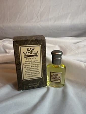 Raw Vanilla For Men Cologne Splash .5 fl oz mini (new with box)