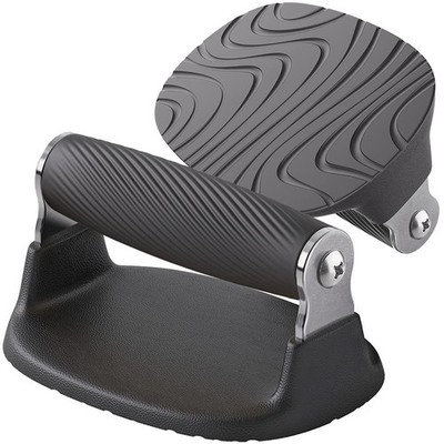 BeneLabel Push Up Bars, Pushup Stands, Anti-Slip Soft Plastic Black-A