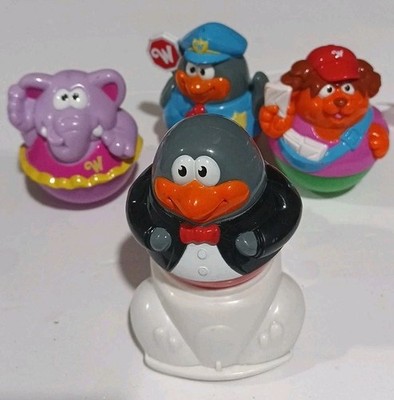 Vintage PLAYSKOOL WEEBLES WOBBLE Lot 4