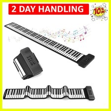 Roll Up Piano, Portable Silicone Keyboard Perfect for Beginners, Safe Materia...