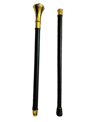 Master Mason Black Walking Cane Square Compass  Rubber Tip Freemasons NEW!