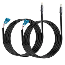 2-Pack Trail Camera DC Power Cable 5.5x2.1mm External Power Cord for Cameras