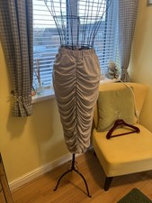 Jaded Rose Midi Skirt Size UK 10 greyish Mesh Ruched brand new with tags. 