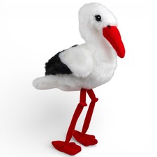 Carl Dick Storch ca. 20cm Gesamthöhe Plüschtier, Stofftier, Kuscheltier