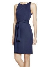 ~CLASSIC NAVY TORY BURCH MIDI DRESS, SIZE M~
