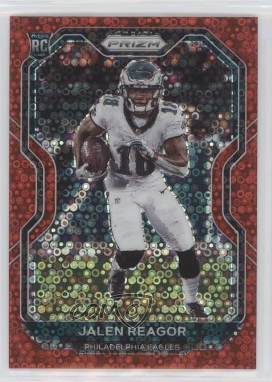 2020 Panini Prizm No Huddle Red /50 Jalen Reagor #342 Rookie RC 0ei3