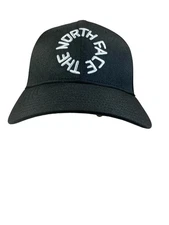 NWT THE NORTH FACE Mudder Trucker Hat Cap SnapBack ROUND LOGO Black One Size New