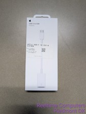 Apple USB-C to USB Adapter A1632 MW5L3AM/A Ne...