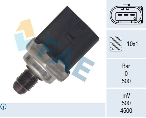 FAE Sensor, Kraftstoffdruck 15640 FüR Audi Cupra Seat Skoda VW-image