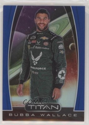 2020 Panini Chronicles Titan Blue Prizm 4/199 Bubba Wallace #16 1u6