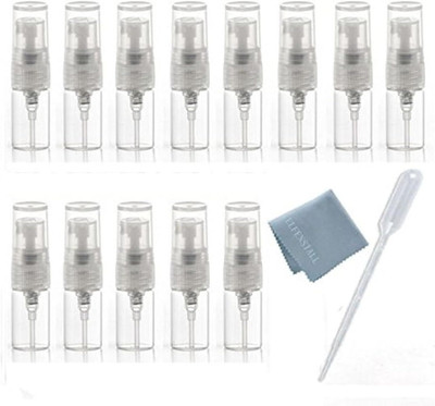 Elfenstall- 10pcs Mini Clear 2ml 5/8 Dram 10 Count (Pack of 1), Transparent
