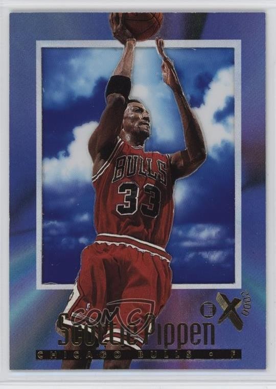 1996-97 Skybox E-X2000 Scottie Pippen #10 HOF 12p5